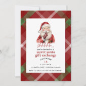 Geheime kerstfeestdag voor kerstmis met kerstcadea feestdagenkaart (Voorkant)