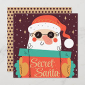 Geheime kerstkerstKaart (Voorkant / Achterkant)