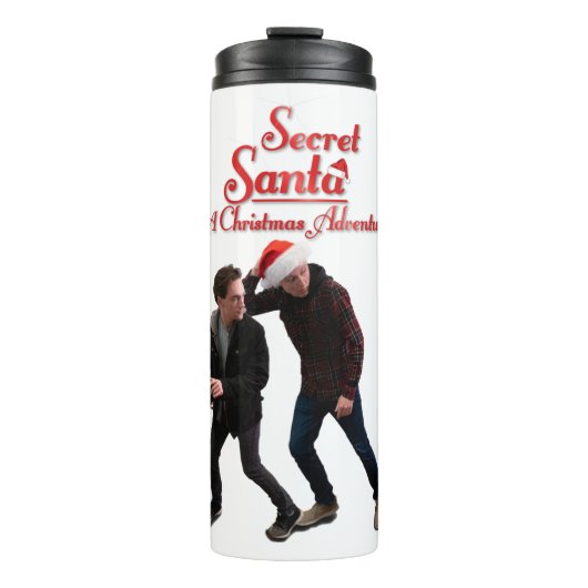 Geheime kerstkerstman Thermal Tumbler Thermosbeker (Voorkant)