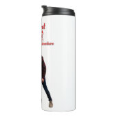 Geheime kerstkerstman Thermal Tumbler Thermosbeker (Geroteerd rechts)