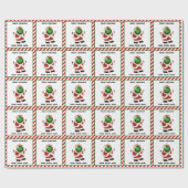 Geheime kerstKerstmis Cadeaupapier (Vlak)