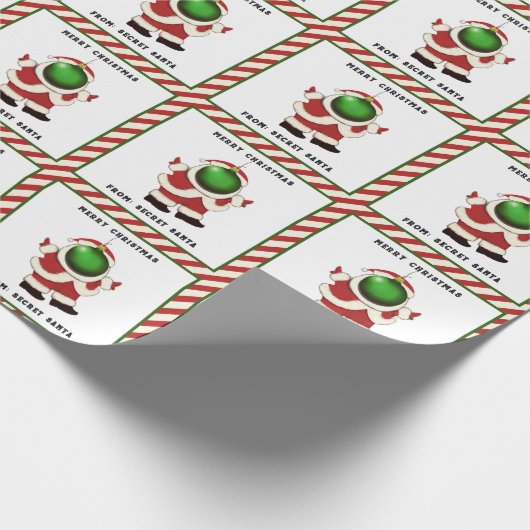 Geheime kerstKerstmis Cadeaupapier (Hoek)