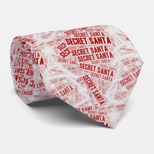 Geheime kerstkerstStropdas Stropdas (Opgerold)