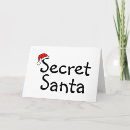 Geheime Kerstman 2 Feestdagen Kaart