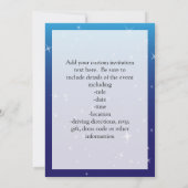 Geheime kerstman, blauw/Pet Kaart (Achterkant)