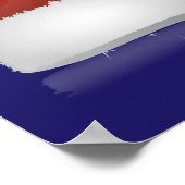 Geheime kerstman, blauw/Pet Poster (Hoek)