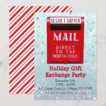 Geheime Kerstman Brievenbus Kerst Geschenk Uitwiss