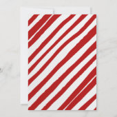 Geheime Kerstman Cadeau Uitwisseling Feest Uitnodi Kaart (Achterkant)