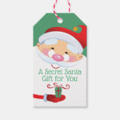 Geheime Kerstman Cadeaubijsluiter Cadeaulabel (Voorkant)