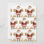 Geheime Kerstman Cadeaubon Swap Kerstmis Kaart (Achterkant)