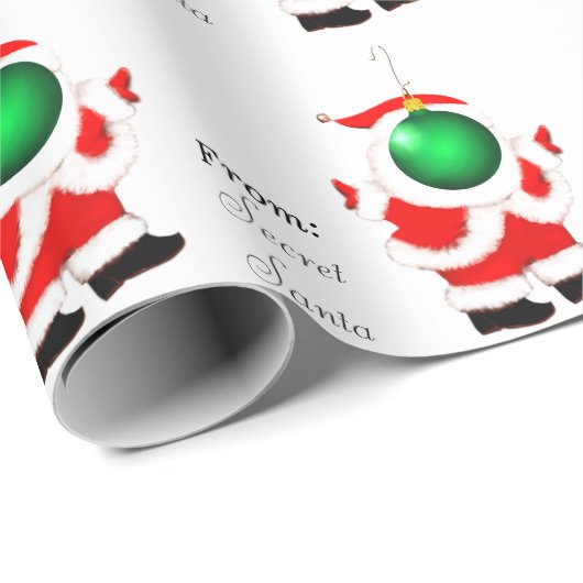 Geheime Kerstman Cadeaupapier (Rol Hoek)