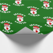 Geheime Kerstman Cadeaupapier (Hoek)