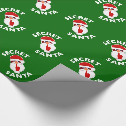 Geheime Kerstman Cadeaupapier (Hoek)