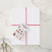 Geheime Kerstman Cadeautag Kinderen Kerst Cadeauta Cadeaulabel (Met Touw)