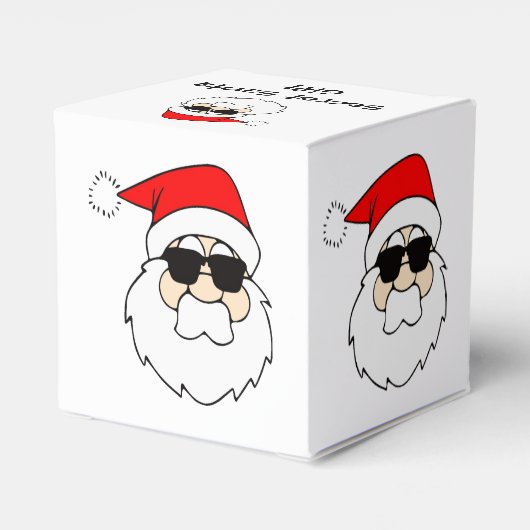 Geheime kerstman geschenkdoos bedankdoosjes (Achterkant)