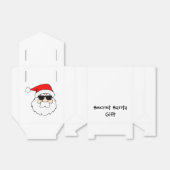 Geheime kerstman geschenkdoos bedankdoosjes (Uitgevouwen)