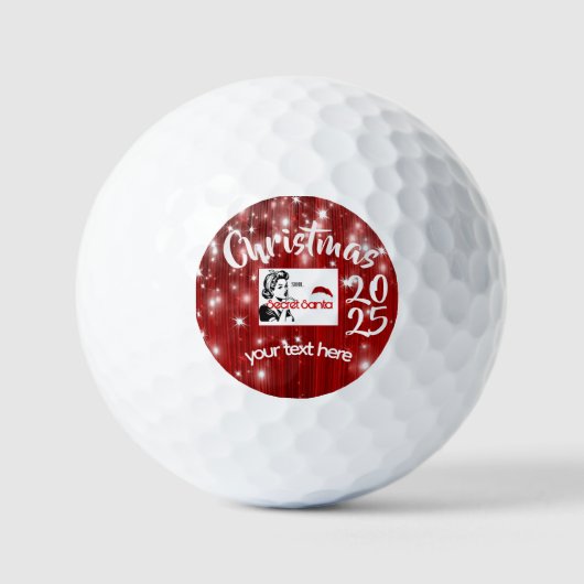 Geheime Kerstman Golfballen (Voorkant)