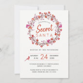 Geheime kerstman | Kerstfeestdag in de winter Kaart (Voorkant)