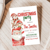 Geheime Kerstman Rendier Elf Kerstfeest Kaart