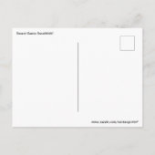 Geheime Kerstman Sssshhhh!! Feestdagenkaart (Achterkant)