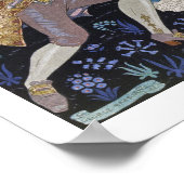 Geheime Kiss, illustratie voor "Fetes Galantes" do Poster (Hoek)