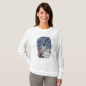 Geheime Kiss, illustratie voor "Fetes Galantes" do T-shirt (Voorkant volledig)