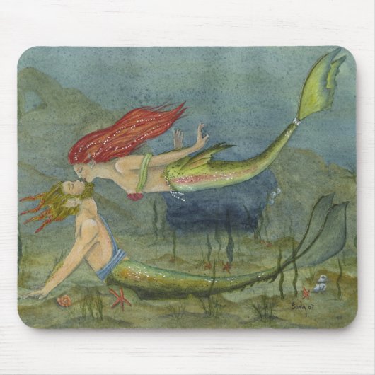 Geheime Kiss Mousepad Muismat (Voorkant)