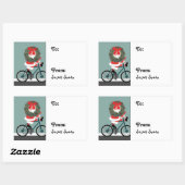 Geheime Label voor kerstcadeaus Rechthoekige stick (Vel)