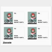 Geheime Label voor kerstcadeaus Rechthoekige stick (Vel)