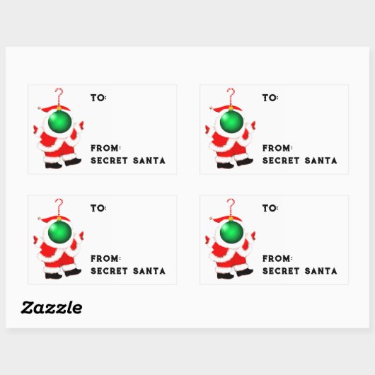 Geheime Labels voor Santa Gift (Vel)