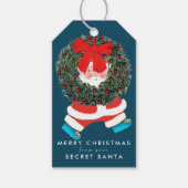 Geheime Labels voor Santa Gift Cadeaulabel (Voorkant)