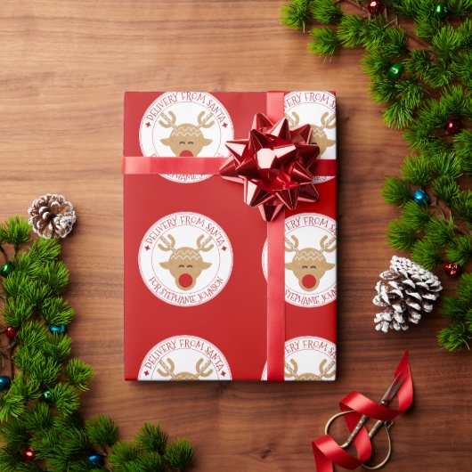 Geheime levering van Santa Christmas rendier Cadeaupapier (Feestdagen Geschenken)