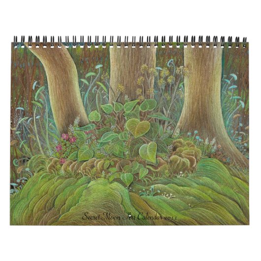 Geheime maan Art Agenda 2011 Kalender (Hoes)
