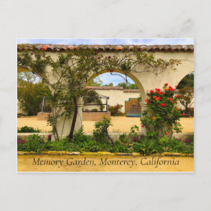 Geheime Memory Garden Monterey California Briefkaa Briefkaart