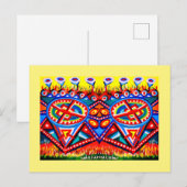 Geheime ondergrondse kunst briefkaart (Voorkant / Achterkant)