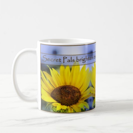 Geheime Pal - Mok voor zonnebloemen (Links)