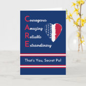 Geheime Pal Verpleegkundigen Dag Patriottische ZOR Kaart (Gele Bloem)