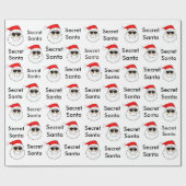 Geheime pap voor kerstwinkels cadeaupapier (Vlak)