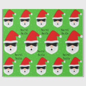 Geheime pap voor kerstwinkels cadeaupapier (Vlak)