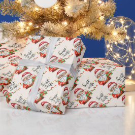 Geheime pap voor kerstwinkels cadeaupapier