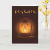 Geheime PayPal denking van je in Camp met Lantern Kaart (Gele Bloem)