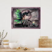 Geheime Plaats Gotische Fee Poster Print (Keuken)