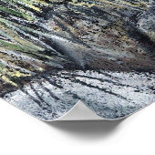 Geheime plaats in het bos poster (Hoek)