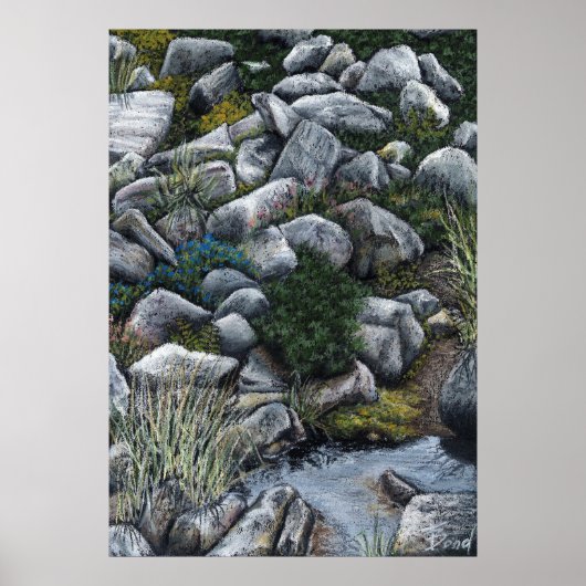 Geheime plaats in het bos poster (Voorkant)