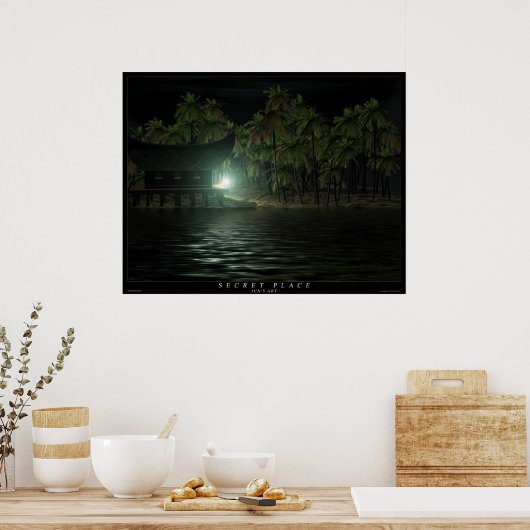 Geheime plaats poster (Keuken)