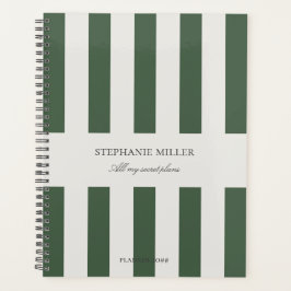 Geheime plannen groen planner