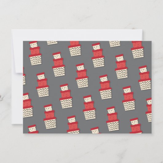 Geheime Santa Afro-Amerikaanse Gift Exchange Swap Kaart (Achterkant)