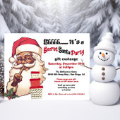 Geheime Santa Afro-Amerikaanse Gift Exchange Swap Kaart