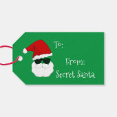 Geheime Santa Cadeaulabel (Achterkant Horizontaal)