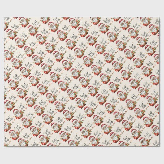 Geheime Santa Cadeaupapier (Vlak)